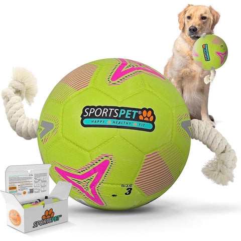 SPORTSPET Tug Rope Dog Football