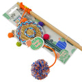 Front image of ALL FOR PAWS Whisker Fiesta Sombrero Cat Wand - Pets Villa. 