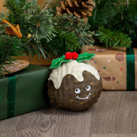 Front image of ANCOL Christmas Bouncing Colin Jr Dog Toy - Pets Villa. 