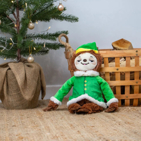 Front image of ANCOL Christmas Stevie Sloth Dog Toy - Pets Villa.