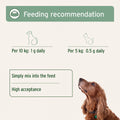 Feeding recommendation ofANIFORTE MSM Powder for Cats and Dogs 300g - Pets Villa. 