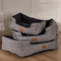 Front image of BANBURY&CO Herringbone Pet Bed - Pets Villa. 