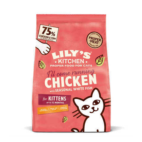 LILY'S KITCHEN Chicken & White Fish Kitten Dry Food