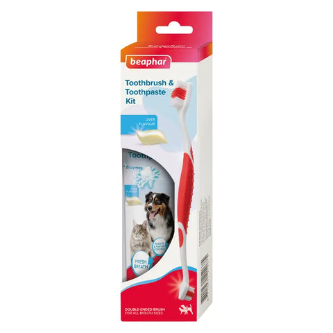 Front image of BEAPHAR Dental Care Kit for Cats and Dogs - Pets Villa.