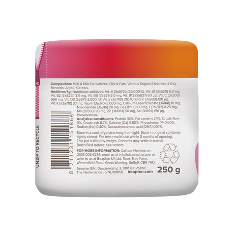 Side image of BEAPHAR Lactol Kitten Milk Replacer - Pets Villa.
