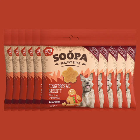 SOOPA Gingerbread Biscuit Healthy Bites 50g