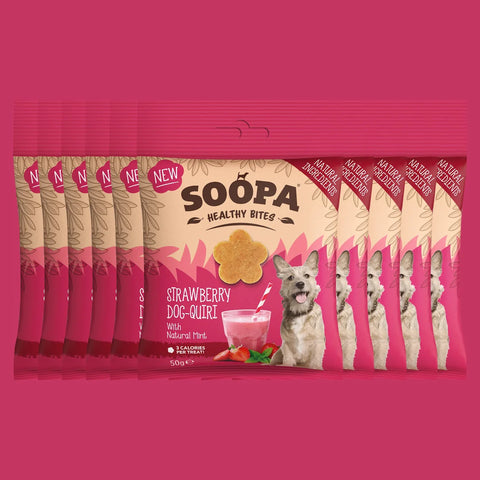 SOOPA Strawberry Dog-Quiri Healthy Bites 50g