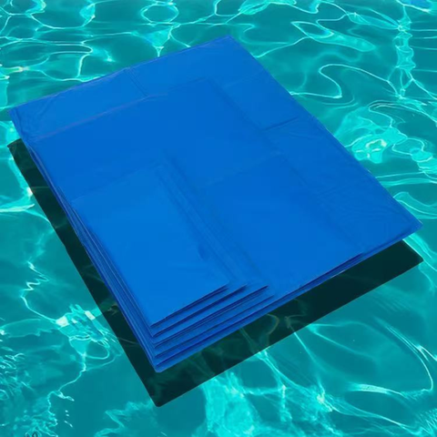 Sizes image of Blue Pet Cooling Mat - Pets Villa. 