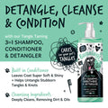 Product image of BUGALUGS Tangle Tame 3in1 Shampoo Conditioner and Detangler - Pets Villa.