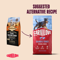 Old to new image of CARNILOVE Active Dog Small Breed Salmon and Turkey  - Pets Villa. 
