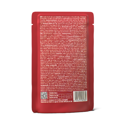 Back image of CARNILOVE Cat Pheasant Fillets Enriched with Raspberry Leaves in Jelly for Adult Cats - Pets Villa. 