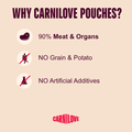Benefits image of CARNILOVE Cat Pouches in Jelly Multipack 12x85g - Pets Villa. 