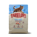 Front image of CARNILOVE Cat True FreshFish and Turkey for Sterilised Cats - Pets Villa. 