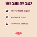 Benefits image of CARNILOVE Cat Turkey and Reindeer Pate - Pets Villa. 