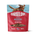 Front image of CARNILOVE Dog Crunchy Mackerel with Raspberries Treats 200g - Pets Villa. 