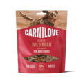 Front image of CARNILOVE Dog Crunchy Wild Boar with Rosehips Treats 200g - Pets Villa. 