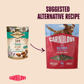 Old to new image of CARNILOVE Dog Soft Salmon with Thyme Treats 200g  - Pets Villa. 