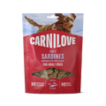 Front image of CARNILOVE Dog Soft Sardines Enrichment with Wild Garlic Treats 200g - Pets Villa.