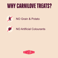 Benefits image of CARNILOVE Dog Soft Trout Enriched with Dill Treats 200g - Pets Villa. 
