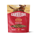 Front image of CARNILOVE Dog Treat Crunchy Ostrich with Blackberries 200g - Pets Villa. 