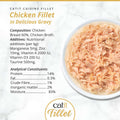 Image of the composition of CATIT Cuisine Chicken Fillet - Pets Villa. 