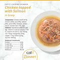 Image of the composition of CATIT Cuisine Dinner Chicken topped with Salmon - Pets Villa.
