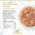 Image of the composition of CATIT Cuisine Tuna Fillet with Prawns - Pets Villa. 