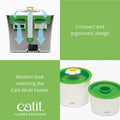 Design image of CATIT Original Cat Flower Fountain 3L - Pets Villa. 