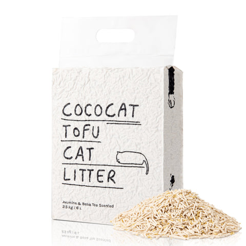 Front image of COCOCAT Plant Based Tofu Cat Litter - Pets Villa. 