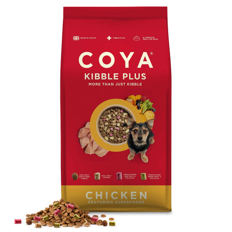 Front image of COYA Kibble Plus Chicken Adult Dog Food - Pets Villa. 