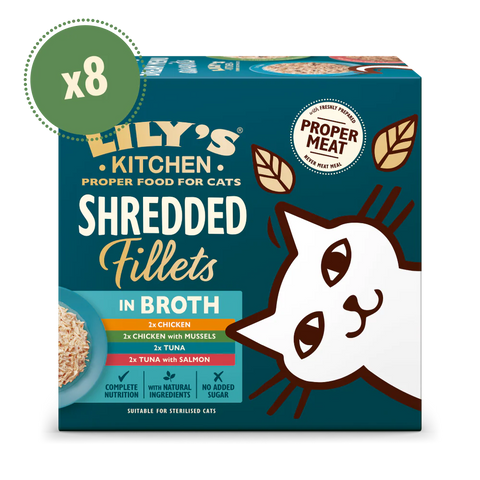 LILY'S KITCHEN Cat Shredded Fillets Multipack