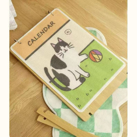 Product image of Cat Calendar Style Scratching Pad - Pets Villa. 