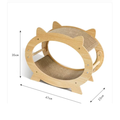 Size image of Cat Ear TV Shaped Cat Scratcher - Pets Villa. 