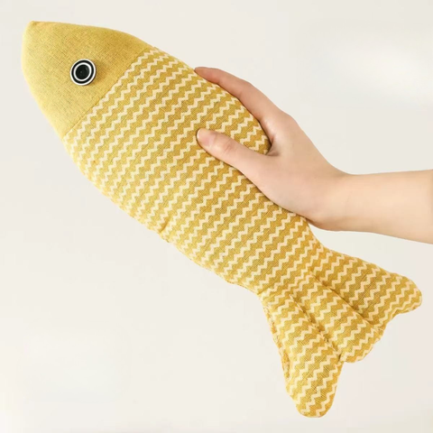Front image of Catnip Fish Toy  - Pets Villa. 
