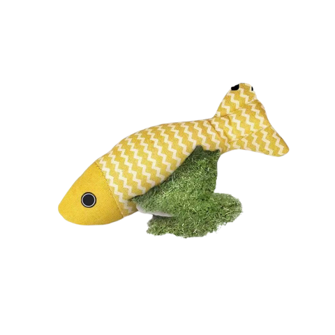 Catnip image of Catnip Fish Toy  - Pets Villa.