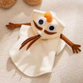 Front image of Christmas Snowman Pet Outfit  - Pets Villa.