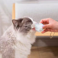 Image of a cat playing with Colourful Crinkle Paper Cat Ball - Pets Villa. 