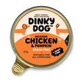 Front image of DINKY DOG Grain Free Chicken and Pumpkin Dog Food - Pets Villa.