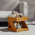 Front image of Double Sided Z Shape Cat Scratcher Frame  - Pets Villa. 