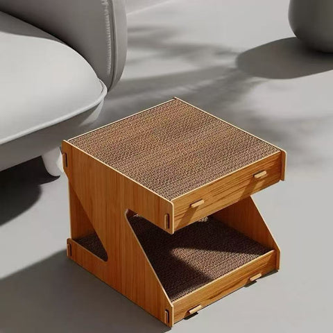 Product image of Double Sided Z Shape Cat Scratcher Frame - Pets Villa. 