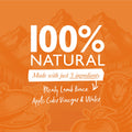 Image showing the ingredients of EDEN Nordic Lamb Bone Broth 500ml  - Pets Villa. 