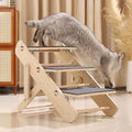 Image of the stairs optio of Folding Cat Scratching Board and Climbing Frame - Pets Villa.