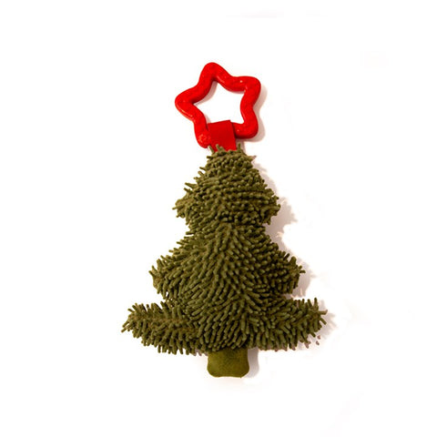 Front image of GREAT & SMALL Christmas Tree with Star Dog Toy - Pets Villa. 
