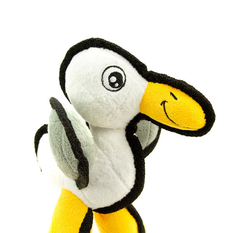 Close up image of GREAT & SMALL Cuddle but Tough Seagull Dog Toy - Pets Villa.