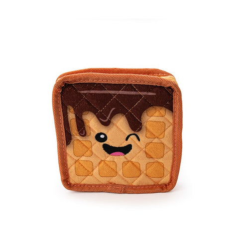 Front image of GREAT&SMALL Diner Waffle Dog Toy - Pets Villa. 