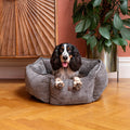 Image of a dog using GREAT & SMALL Snuggle and Snooze High Sided Bed - Pets Villa.