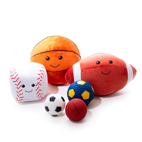 Range image of GREAT & SMALL Soft American Football Dog Toy - Pets Villa.