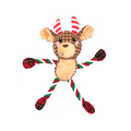 Front image of GREAT&SMALL Xmas Rope Reindeer Dog Toy - Pets Villa. 