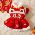 Front image of GongXiFaCai Festival Chinese New Year Pet Sweater - Pets Villa.