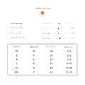 Size chart for Hello Baby Striped Pet Vest  - Pets Villa.